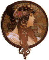 Byzantine Head Brunette-1897