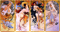 Four Seasons-personified by a woman